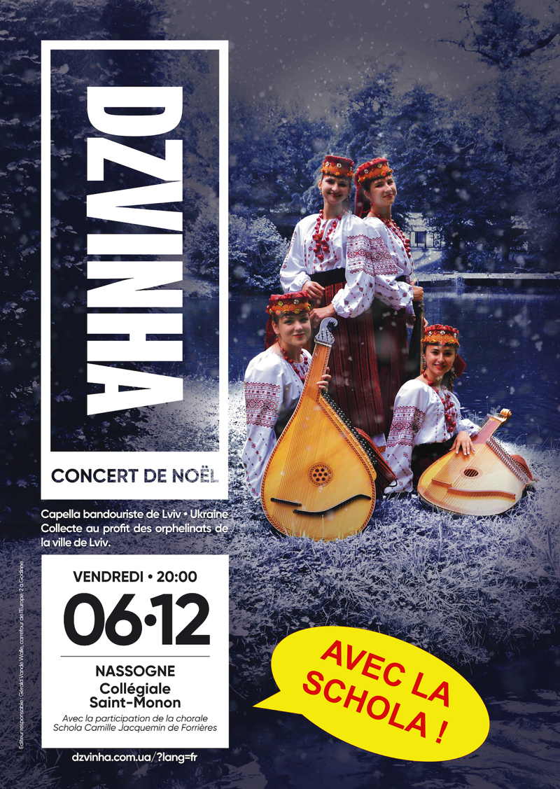 La capella de bandouristes <i>« Dzvinha »</i>. Concert de Noël.